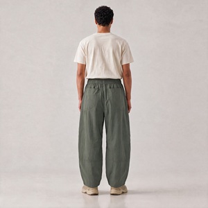 Pantalon décontracté unisexe à jambes larges, léger, à séchage rapide, respirant, pour l'extérieur, taille élastique, vêtements d'été - Product Image 2