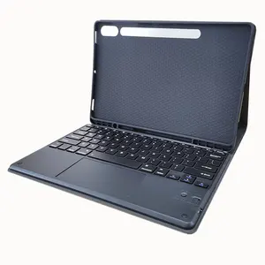 Bàn Phím Không Dây <span class=keywords><strong>Cover</strong></span> Quay Lại Trường Hợp Với Đứng Bảng Đối Với Samsung Galaxy Tab S9 FE Cộng Với 12.4 Inch X610/X616N - Product Image 1