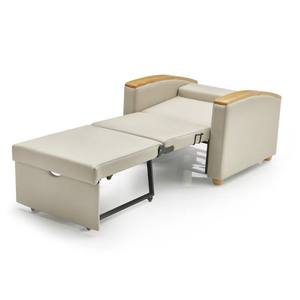 Lit pliant pour chambre d'hôpital, canapé médical et soins aux personnes âgées, chaise VIP, meubles en métal durables - Product Image 1