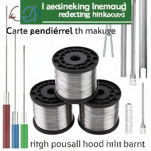 Fil d'acier inoxydable ASTM A580 SUS304 12 mm finition 2B anti-corrosion pour la pêche, longueur 500m-3000m, fabrication de ressorts pour machines - Product Image 3