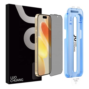 Protector <span class=keywords><strong>de</strong></span> Pantalla <span class=keywords><strong>de</strong></span> Privacidad <span class=keywords><strong>de</strong></span> 360 Grados, Cristal Templado Anti-Golpes para <span class=keywords><strong>iPhone</strong></span> 17 16 15 <span class=keywords><strong>14</strong></span> 13 <span class=keywords><strong>Pro</strong></span> <span class=keywords><strong>Max</strong></span> Gamer, Kit <span class=keywords><strong>de</strong></span> Pegamento Completo Suave - Product Image 1