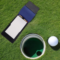 Carnet de scores de golf en cuir PU, porte-cartes de scores, couverture de carnet de scores, accessoire de sport de golf en plein air, carnet d'enregistrement des scores de golf