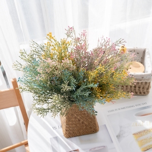 Mw73774 nhân tạo <span class=keywords><strong>Raspberry</strong></span> hương thảo đậu sprigs nhựa hoa nhà máy nhà bếp văn phòng bảng centerpieces - Product Image 2