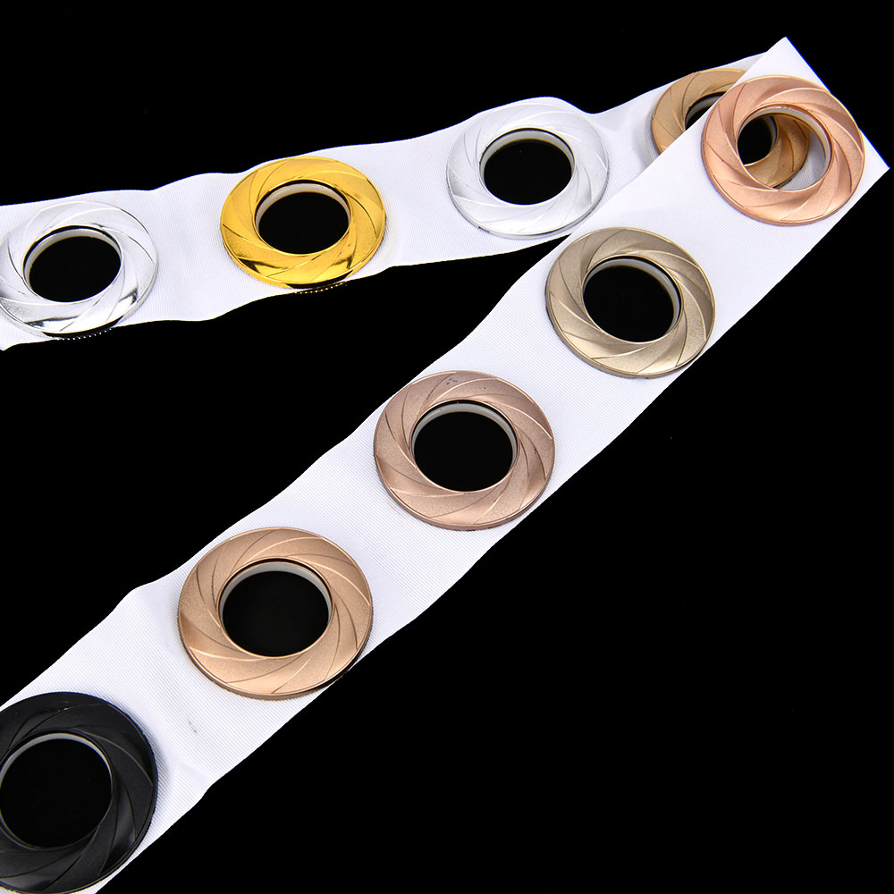 KZQ 12 pezzi Anelli doccia in acciaio inox 74x42 mm, ganci per tenda da
