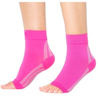 Chaussettes de compression pour fasciite plantaire pour femmes, soutien de la cheville, manchon de compression pour le pied
