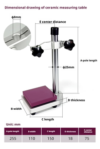 Medidor de Altura de Granito Tailisen, Plataforma de Medição para Comparação de Mármore, Suporte de Mesa para Cerâmica com Indicador de Mostrador 00 - Product Image 2