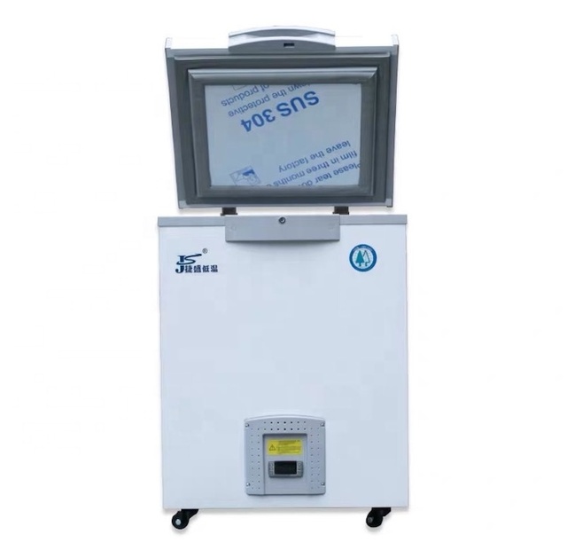 28L -60 Degree Ultra Low Temperature Horizontal Top Open Freezer for Seafood Storage DW-60W28
