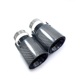 1pcs वास्तविक कार्बन फाइबर निकास पाइप एम 2 f87 m3 f80 m4 f82 F83 m5 F10 m6 f12 f13 F13 - Product Image 3