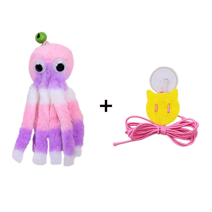 Purple Octopus Cat Toy