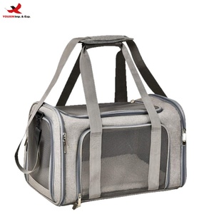 Sacs de voyage pliables souples pour chats et chiens, approuvés par les compagnies aériennes, personnalisables, style mode, pour sièges de voiture, accessoires pour animaux de compagnie - Product Image 1