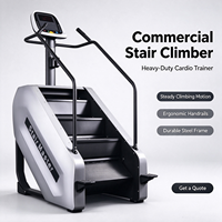 Appareil de cardio-training Commercial Stair Climber Gym Master avec moniteur de fréquence cardiaque pour centre de fitness, machine d'exercice stepper