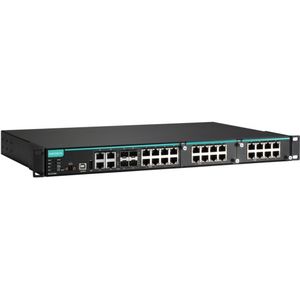 Switch Ethernet para Montaje en Rack Moxa IKS-6728A-8PoE-4GTXSFP-48-48-T, 28 Puertos PoE, Switch Empresarial - Product Image 1