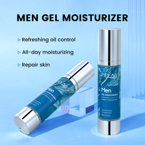 Gel Idratante a Base d'Acqua <span class=keywords><strong>per</strong></span> la Cura della <span class=keywords><strong>Pelle</strong></span> Maschile, <span class=keywords><strong>Crema</strong></span> <span class=keywords><strong>Viso</strong></span> Rinfrescante con Controllo dell'Oleosità e Acido Ialuronico - Product Image 5