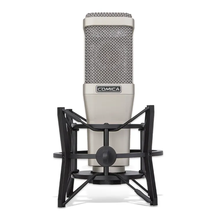 COMICA STM01 Studio Vocal Microphone Professional Mic for Recording Support 24V/48V Phantom Power Special Shock Mount Design