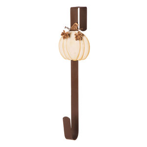 Bienvenue à la maison couronne crochet de rangement saisonnier sur la porte 15 pouces couronne en métal cintre automne noël pas cher nouveau Design style américain - Product Image 4