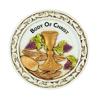 Boîte à chapelet en résine My First Communion Body of Christ boîte à bibelots souvenir