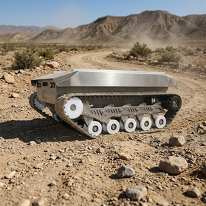 Châssis de robot étanche IP65 TinS-6H, plateforme robotique tout-terrain pour extérieur avec corps léger, possibilité d'ajouter une caméra - Product Image 1