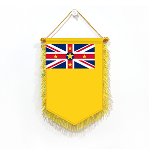 <b>Mini</b> 20x30cm Pennant Car Flags Niue Wall Decor Display Accessories Small Ornaments for Hanging - Product Image 6