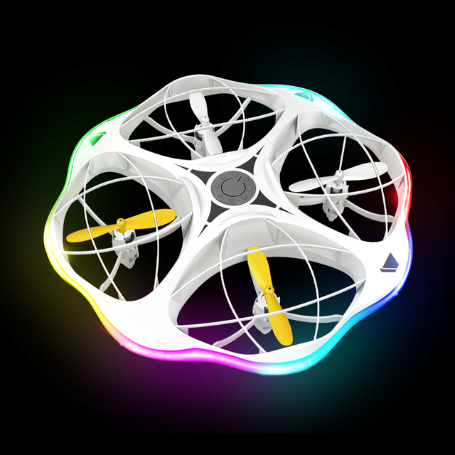 H158 Mini Smart Flying Saucer Drone - Durable Plastic Remote-Controlled Toy Aircraft - Obstacle Aircraft - Beginner Model