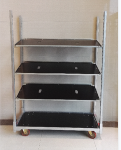 परिवहन हटाने योग्य परिवहन गैल्वेनाइज्ड गार्डन केंद्रीकृत संयंत्र ट्रॉली - Product Image 5