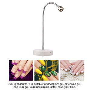 Phototherapy Metal Nail <b>Lamp</b> <b>with</b> Storage Table Quick Drying Nail Polish Glue Non-Black Hand <b>Lamp</b> 60s <b>Timer</b> - Product Image 3