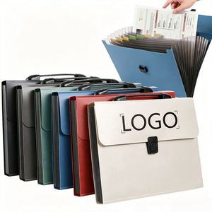 Carpeta de Archivos Tipo Acordeón Portátil con Logotipo Personalizado, Organizador Multibolsillos con 13 Compartimentos, Almacenamiento Protector de Archivos para Oficina, Estudiantes y Escuela - Product Image 1