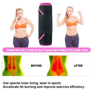 Respirant Sauna <span class=keywords><strong>Ceinture</strong></span> Sweat Taille Tondeuse Sueur <span class=keywords><strong>Ceinture</strong></span> Taille Formateur pour Femmes et Hommes - Product Image 5