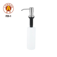 Dispenser sabun tangan cair wastafel dapur pabrik Dispenser piring sabun Hotel logam di Tiongkok