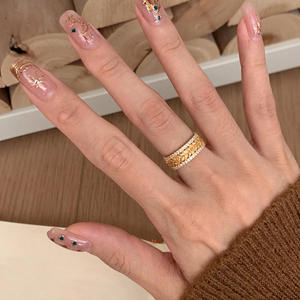 A283 Anello di Lusso in Oro Massiccio 18K con Diamante, Fede Nuziale da Donna, Diamante Naturale Taglio Brillante Rotondo Colore G, Gioielli - Product Image 3