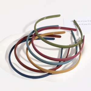 Diadema de Plástico Acrílico para Mujer, Color Sólido Morandi, Antideslizante, Diadema para Niña - Product Image 2