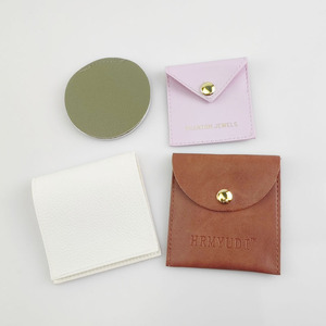 Bolsa de microfibra Luda con logotipo personalizado y solapa para exhibición de joyas, embalaje para exhibición de pendientes y collares, bolsas de regalo de terciopelo y gamuza - Product Image 4