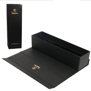 laminación de papel de embalaje de caja de cartón de vidrio de <span class=keywords><strong>vino</strong></span> de embalaje caja de regalo con inserto de espuma - Product Image 6
