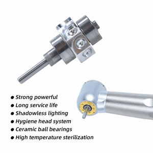 Manipolo Dentale ad Alta Velocità con Illuminazione Senza Ombra, 5 <span class=keywords><strong>LED</strong></span>, 5 Spray, Turbina Dentale ad Alta Velocità - Product Image 3