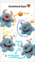 Beambox Gemini AI Peluche Monstre à un œil intelligent et doux, Super Mignon, Compagnon d'interaction émotionnelle pour enfants, Parlant DIMI-6