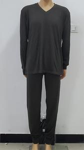 Set di Biancheria <span class=keywords><strong>Intima</strong></span> Termica Invernale per Uomo, 2 Pezzi in <span class=keywords><strong>Cotone</strong></span> Traspirante di Alta Qualità, Maniche Lunghe, Produzione OEM all'Ingrosso - Product Image 4