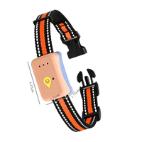 Traceur GPS pour animaux de compagnie avec suivi en temps réel, collier réfléchissant réglable, localisateur universel pour chats et chiens