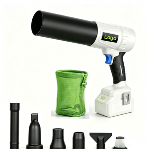 Souffleur à feuilles <span class=keywords><strong>sans</strong></span> <span class=keywords><strong>fil</strong></span> 20V, souffleur électrique portatif avec contrôle <span class=keywords><strong>de</strong></span> vitesse variable pour outils <span class=keywords><strong>de</strong></span> jardinage - Product Image 1