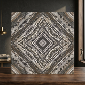 Digital Series Modern Parking Tiles 300x300mm Punch Finish Brick Clay Outdoor Design Tera Ota Outdoor Floor Tiles - Product Image 1