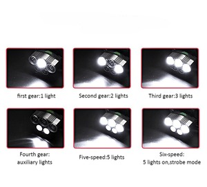 <span class=keywords><strong>Linterna</strong></span> Frontal <span class=keywords><strong>Recargable</strong></span> USB con 5 LED Integrados, Ajustable, <span class=keywords><strong>de</strong></span> ABS, con Batería Integrada, Portátil, para Trabajo - Product Image 5