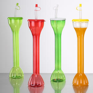 Logotipo personalizado al por mayor de plástico de la cerveza tazas de patio beber aguanieve tazas de patio fiesta aguanieve botella niños fiesta para fiestas en la <span class=keywords><strong>piscina</strong></span> al aire libre - Product Image 2