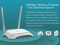 Enrutador WiFi de 300M con Firmware en inglés, repetidor Wi-Fi doméstico inalámbrico para redes FTTH, de M, de 1, 2, 1, 2