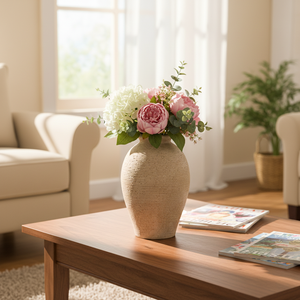 <span class=keywords><strong>Macetas</strong></span> <span class=keywords><strong>de</strong></span> Porcelana ARM LVG Wabi Sabi Shabby Chic, Floreros Decorativos Hechos a Mano, Centro <span class=keywords><strong>de</strong></span> Mesa, Recipiente Floral para Hogar y Bodas - Product Image 4