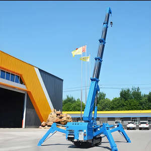 Mini Plataforma Elevadora de Alta Calidad, Modelo Hidráulico sobre Orugas para Pequeñas Construcciones con Brazo Telescópico - Product Image 3