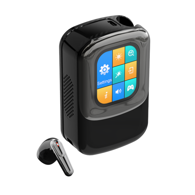 Screen Translation Bluetooth Headset, AI Wisdom Interactive HiFi Quality Wireless Earphones