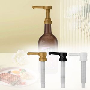 Distributeur de sauce en plastique avec pompe pour condiments de qualité alimentaire SY, pour restaurant, ketchup, moutarde, sirop - Product Image 1