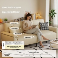 Direkt vom Hersteller 2026 Neues Modernes Minimalistisches Faltbares Kratzfestes Stoff-Sofabett Multifunktionales Doppelnutzungs-Wohnzimmersofa