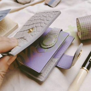 Personnalisé croc gris clair lilas <span class=keywords><strong>3</strong></span> anneau A9 liant mini planificateur deluxe femmes portable journal couverture organisateur - Product Image 2