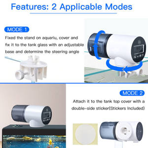 자동 어류 피더 디지털 탱크 수족관 전기 플라스틱 타이머 피더 어항 액세서리 LCD 디스플레이 공급 디스펜서 - Product Image 6
