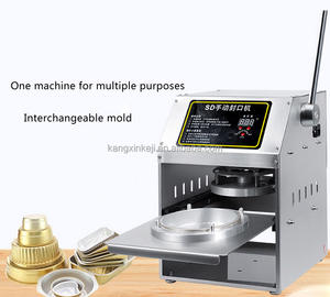 Mesin penyegel panas, mesin segel terus-menerus kantong tanah cangkir teh Manual k-cup Sealer aluminium Foil kapsul kopi - Product Image 4