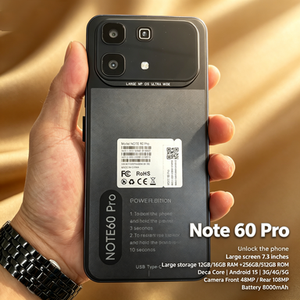 Note 60 Pro Blindado 5G Celular 8000mAh 12 Núcleos Pantalla Completa de 7.3 Pulgadas 16GB1TB Carga Rápida Venta al por Mayor OEM Diseño Personalizado Verificado - Product Image 1